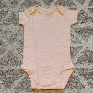 15 for $10 - Carter's Boys 3m Orange & White Stripes Short Sleeve Onesie